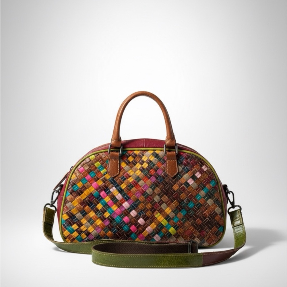 Amerileather Beckett Woven Handbag